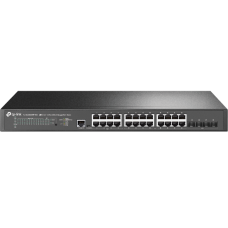 JetStream 24-Port 2.5GBASE-T and 4-Port 10GE SFP+ L2+ Managed Switch with 16-Port PoE+ & 8-Port PoE++